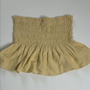 Universal Thread cream smocked top